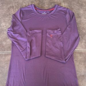 Purple Long Sleeve UV-Protection Top